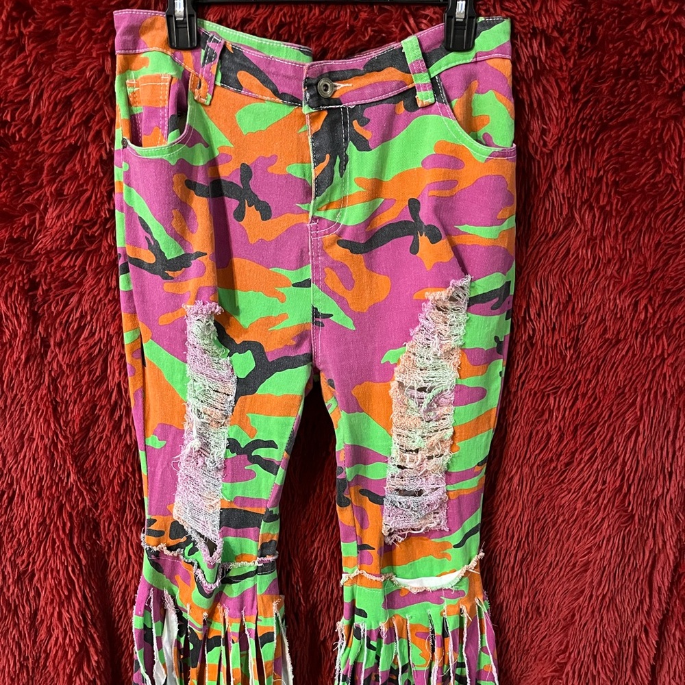Funky fresh bell leg jeans